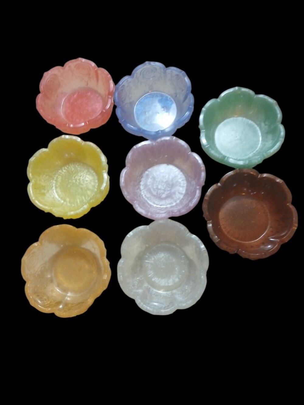 Colorful Flower Shaped Bowls Set